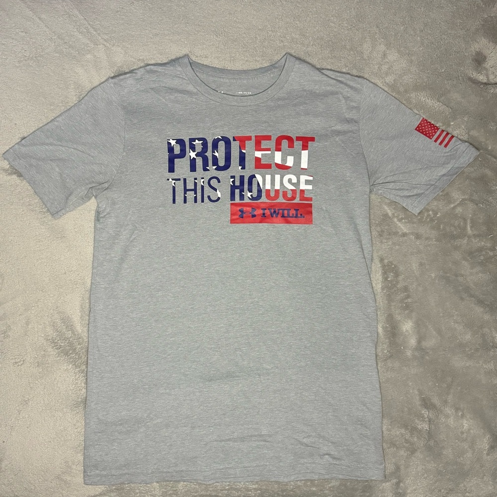 Mens Under Armour Tee Gray
